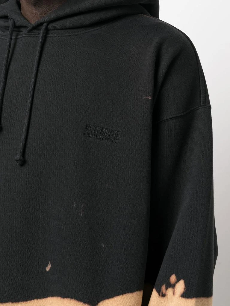 Bleached-effect hoodie 商品