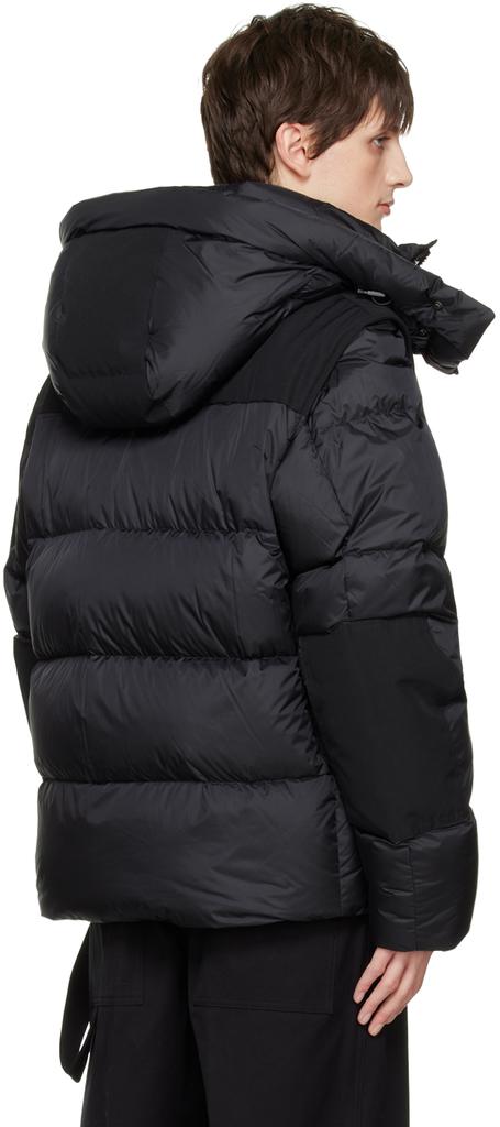 Black Puffer Down Jacket商品第3张图片规格展示