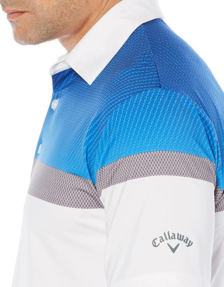 商品Callaway|Opti-Dri Heathered Colorblock Short Sleeve Polo Golf Shirt,价格¥213,第4张图片详细描述