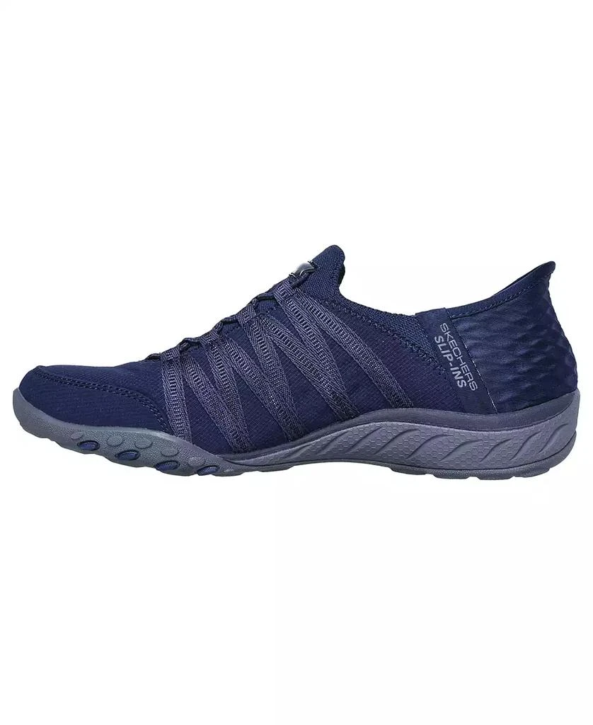 商品SKECHERS|Women's Slip-Ins-Relaxed Fit- Breathe-Easy - Roll with Me Slip-On Casual Sneakers from Finish Line,价格¥524,第3张图片详细描述