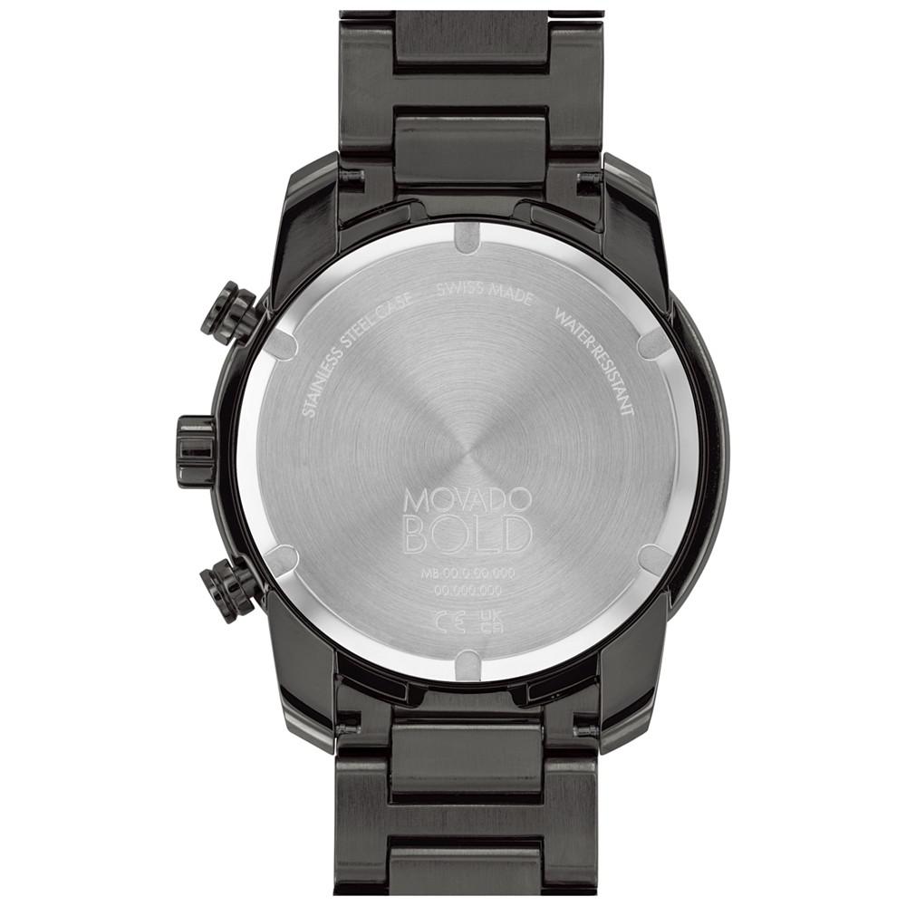 Men's Bold Verso Gunmetal Ionic Plated Steel Bracelet Watch 44mm商品第3张图片规格展示