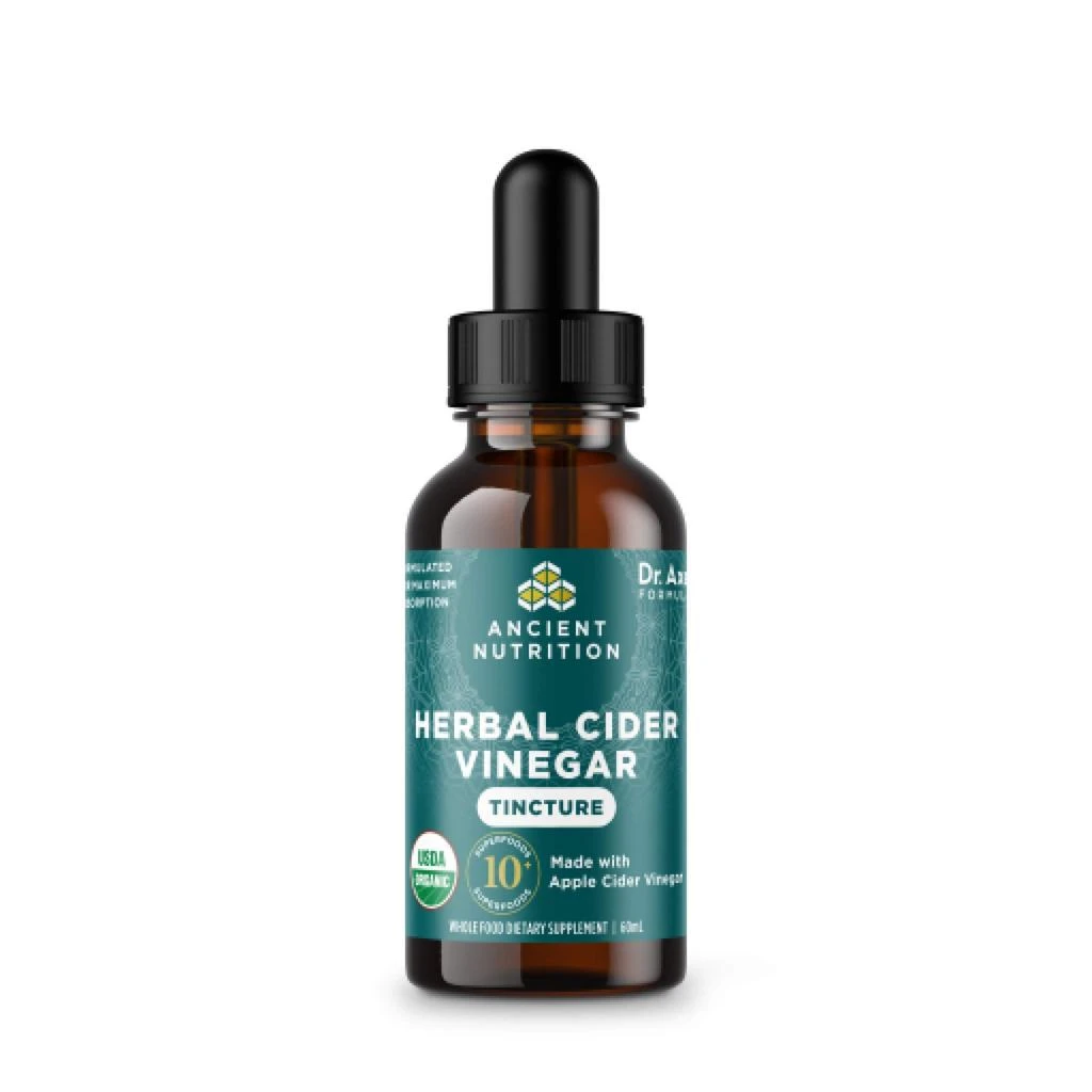 商品Ancient Nutrition|Herbal Apple Cider Vinegar TBN Spring ’23 Catalog | Tincture,价格¥189,第1张图片
