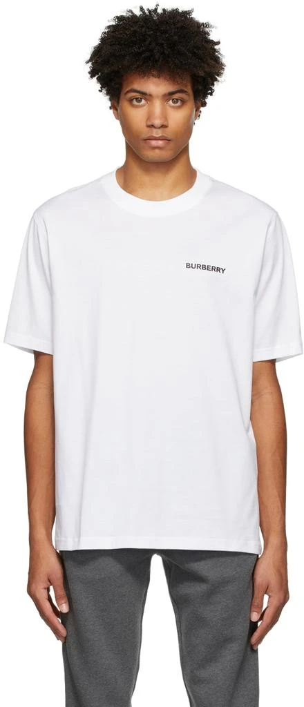商品Burberry|白色徽标 T 恤,价格¥4299,第1张图片