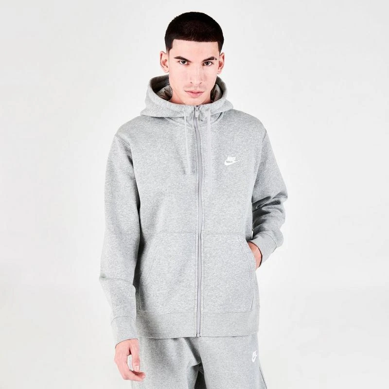 商品NIKE|Men's Nike Sportswear Club Fleece Full-Zip Hoodie,价格¥484,第1张图片