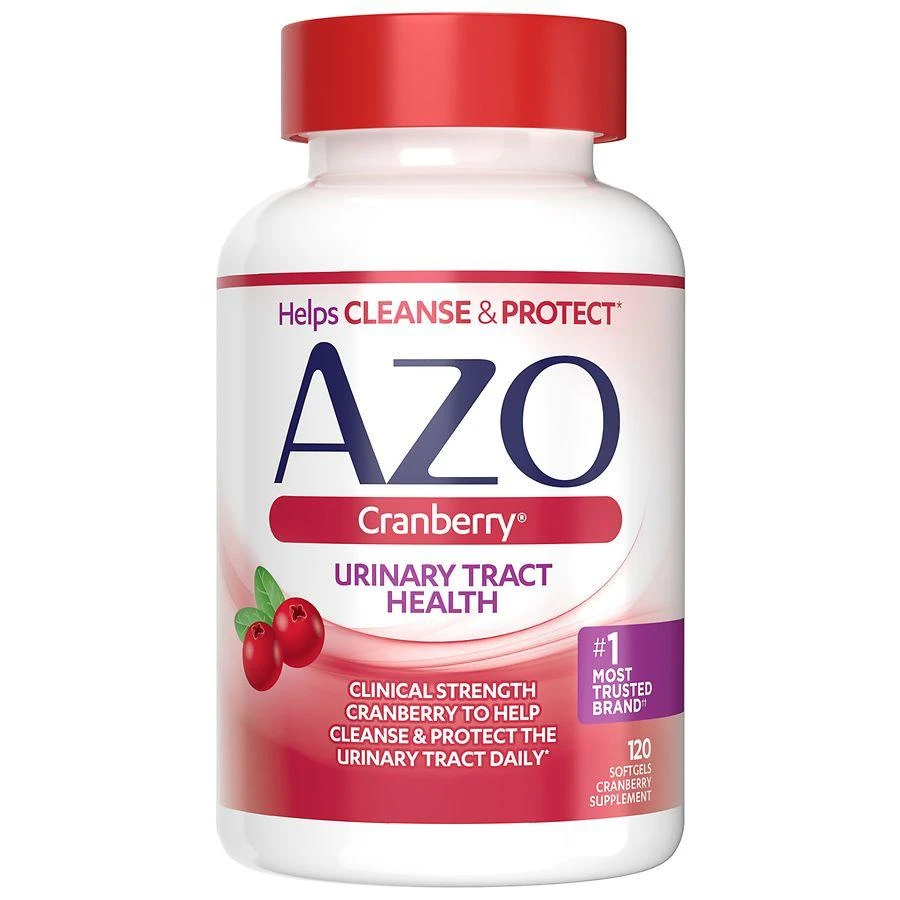 商品AZO|Cranberry Urinary Tract Health, Dietary Supplement Softgels Cranberry,价格¥130,第1张图片