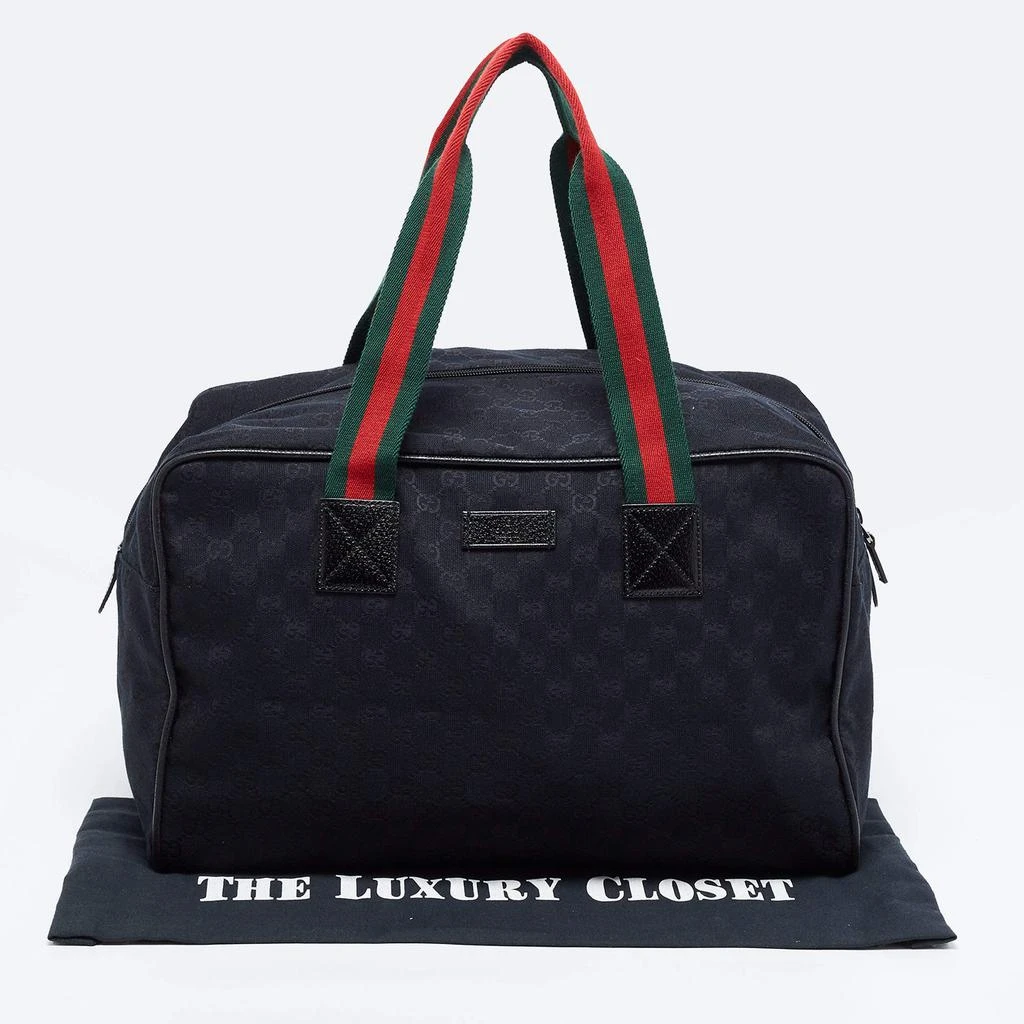 Gucci Black GG Canvas Medium Collapsible Duffel Bag 商品