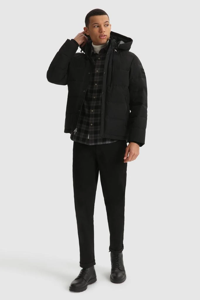 商品Woolrich|Sierra Green Jacket in Organic Cotton and Recycled Nylon,价格¥3504,第2张图片详细描述