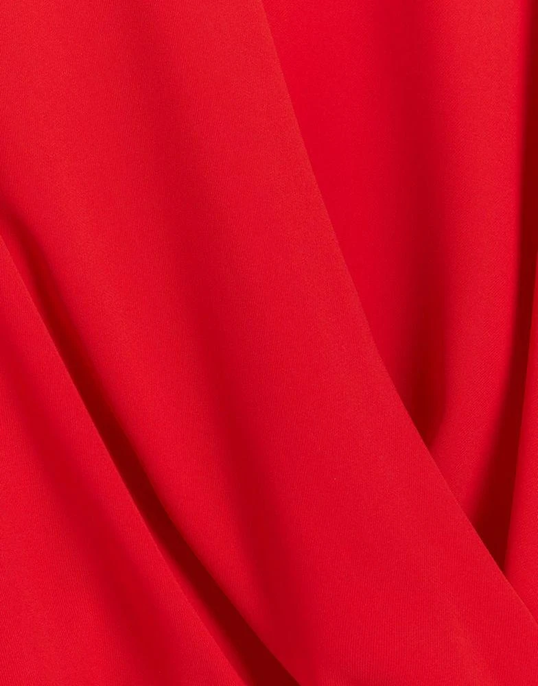 商品River Island|River Island Long sleeve wrap blouse in red - bright,价格¥340,第4张图片详细描述