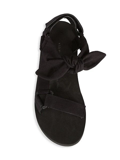 商品Loeffler Randall|Maisie Linen &amp; Cotton Sport Sandals,价格¥545,第5张图片详细描述