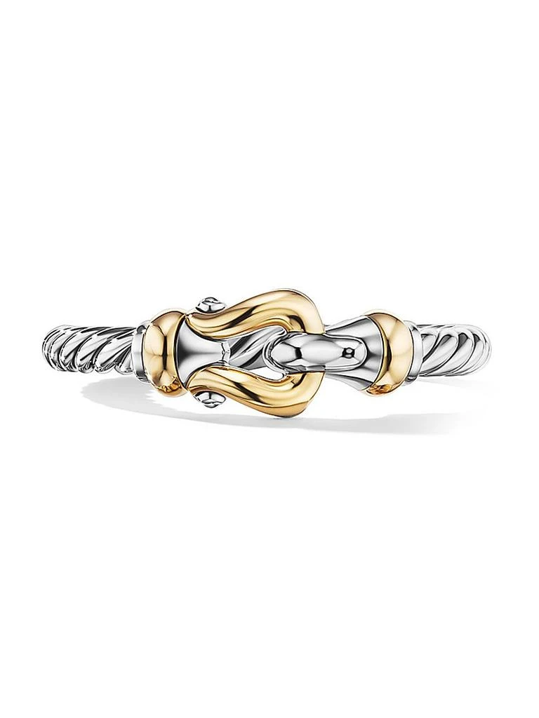 商品David Yurman|Petite Buckle Ring in Sterling Silver,价格¥3525,第2张图片详细描述
