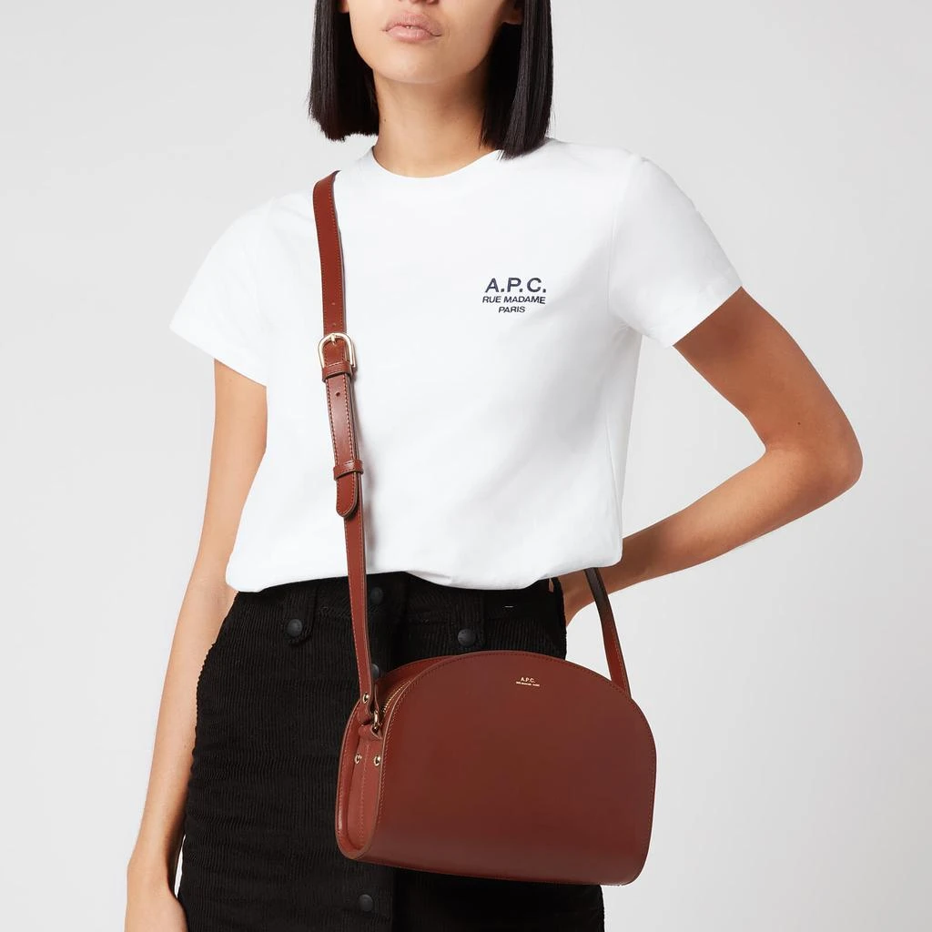 Demi-Lune Leather Crossbody Bag 商品