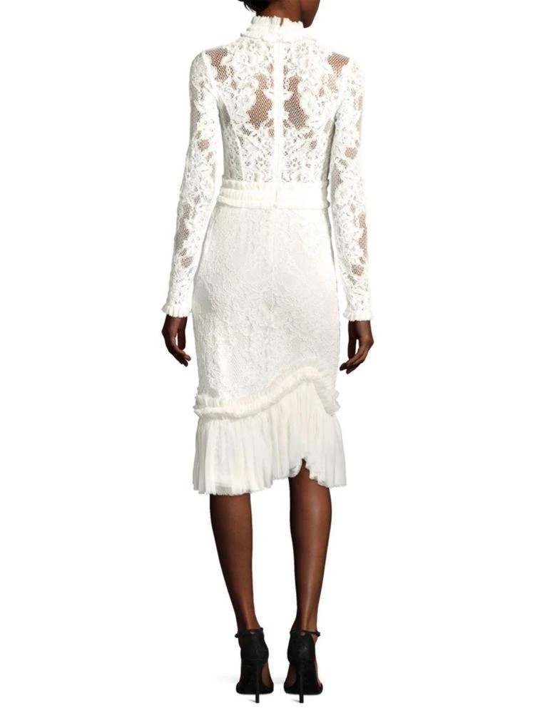 商品Alexis|Anabella Ruched Lace Midi Dress,价格¥2462,第2张图片详细描述