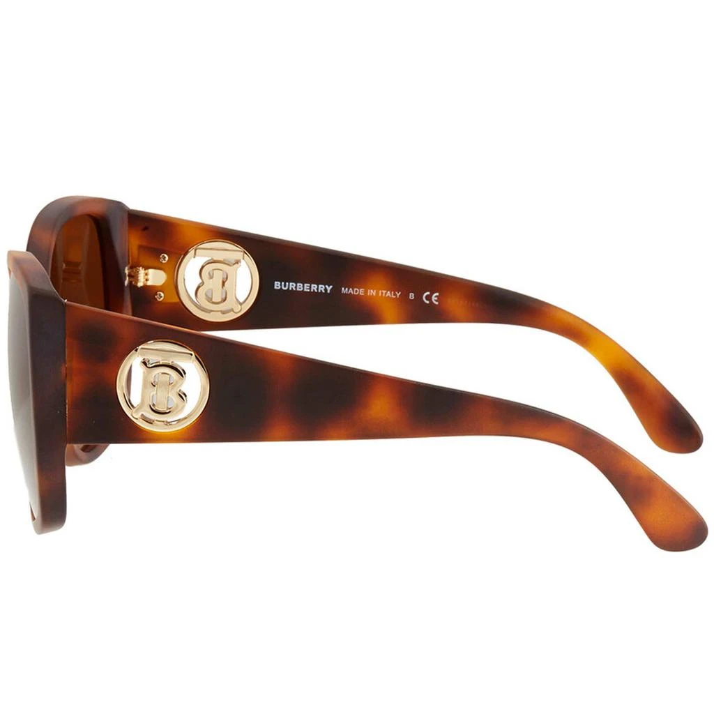 商品Burberry|Burberry Women's Sunglasses - Havana Acetate Frame Fixed Nose Pad | BE4290 3382/3,价格¥977,第4张图片详细描述