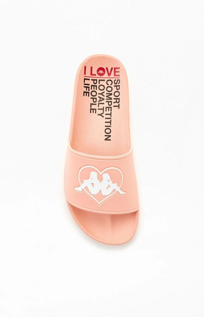 商品Kappa|Women's Peach Authentic Aasiaat 1 Slide Sandals,价格¥90,第5张图片详细描述