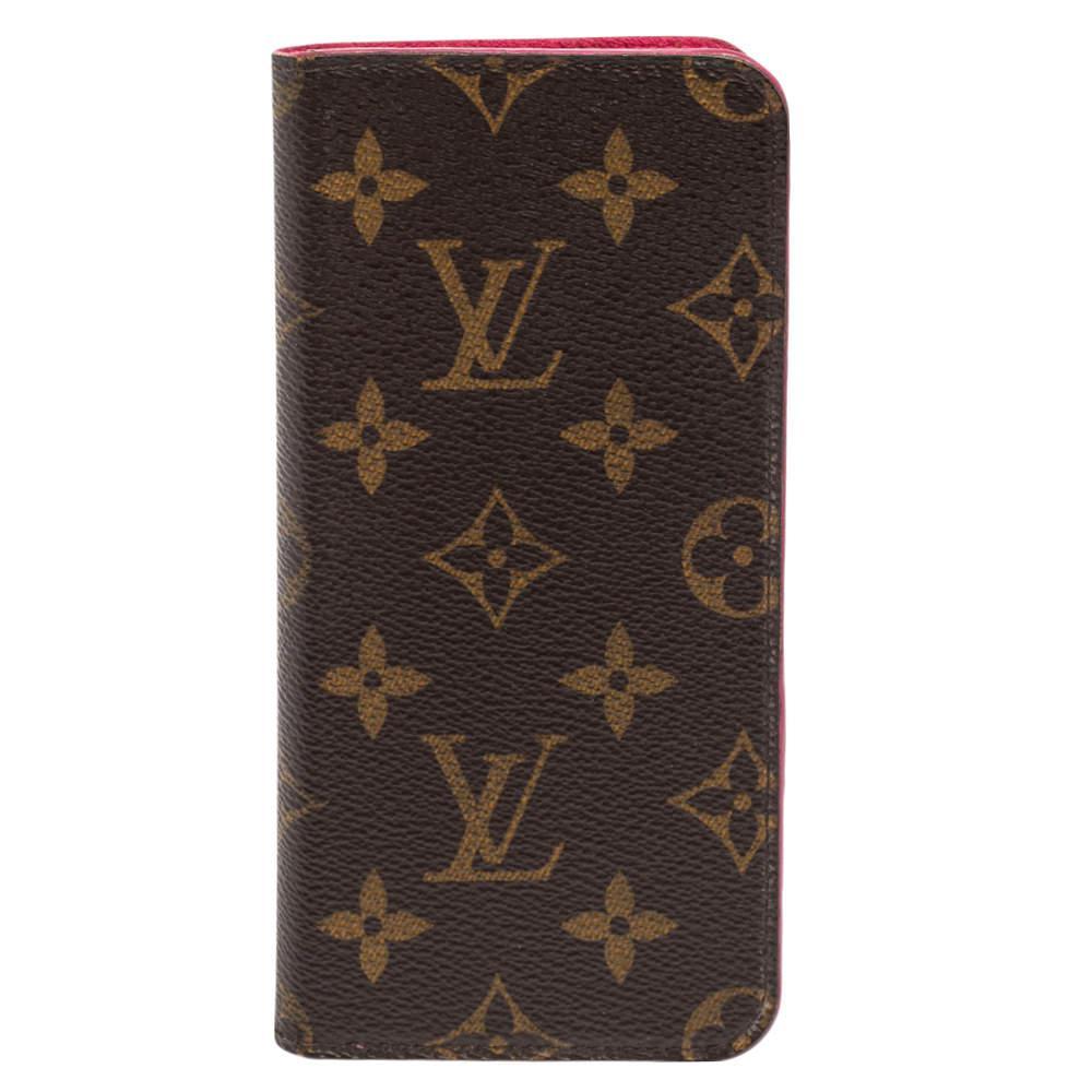 商品[二手商品] Louis Vuitton|Louis Vuitton Monogram Canvas iPhone 6 Plus Folio,价格¥1387,第1张图片