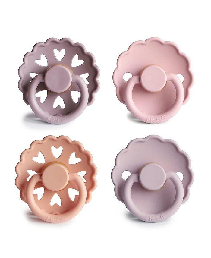 商品Mushie|FRIGG 4-Pack Sunset Bliss Rubber Pacifiers,价格¥167,第1张图片