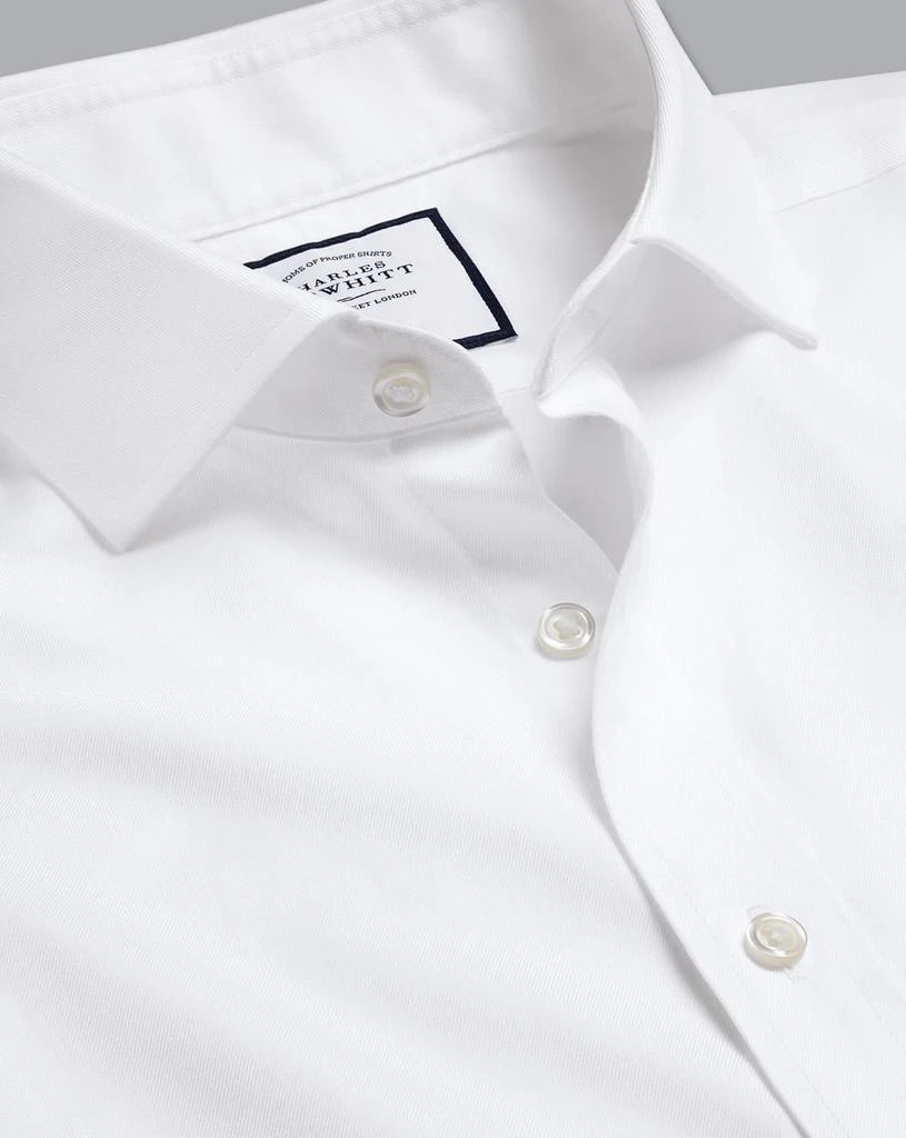 商品Charles Tyrwhitt|Non-Iron Twill Cutaway Slim Fit Shirt,价格¥600,第5张图片详细描述