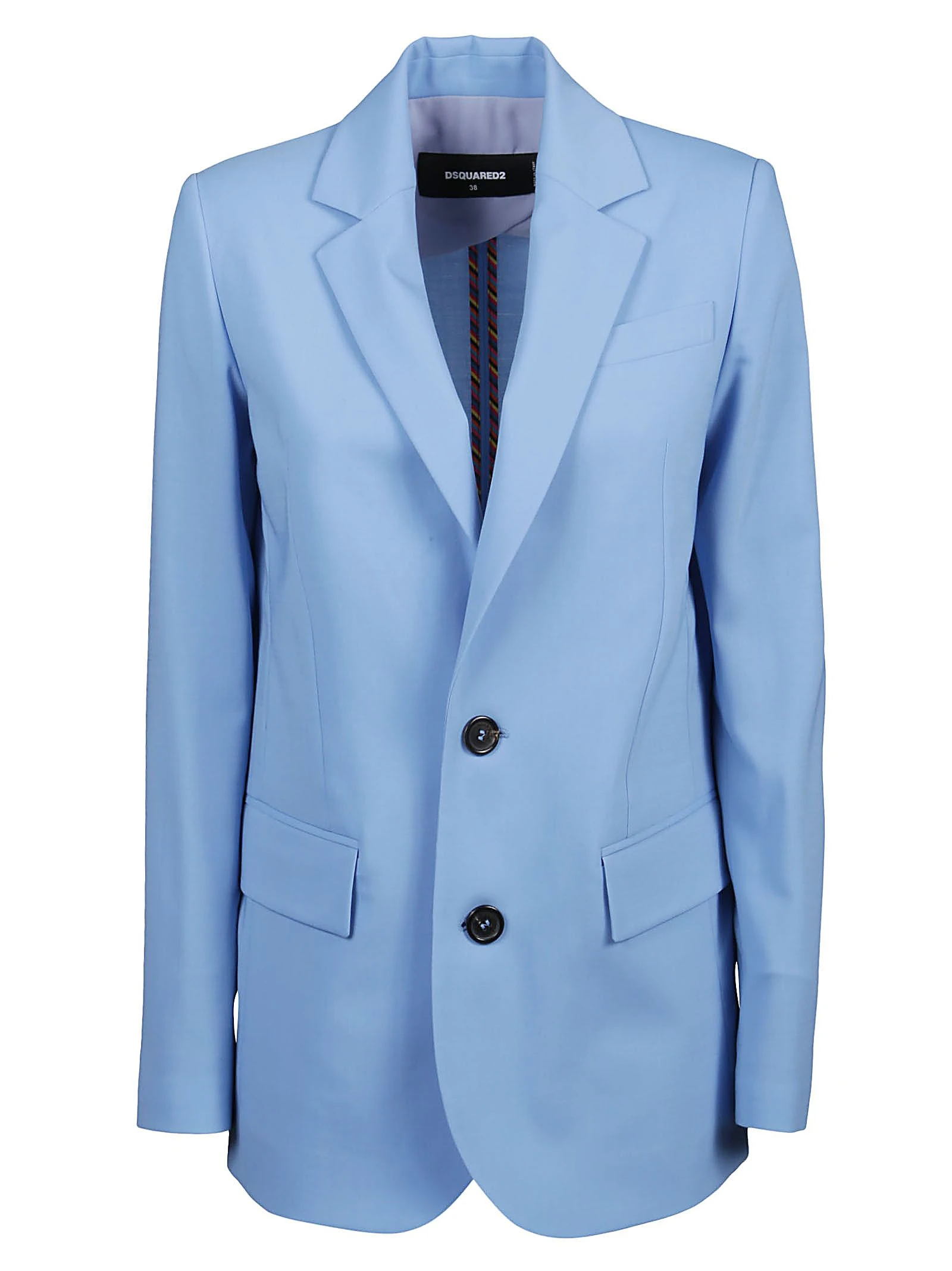 商品【商品预售7天】 DSQUARED2|DSQUARED2 女士西服 S75BN0805S54411480 浅蓝色,价格¥4152,第1张图片