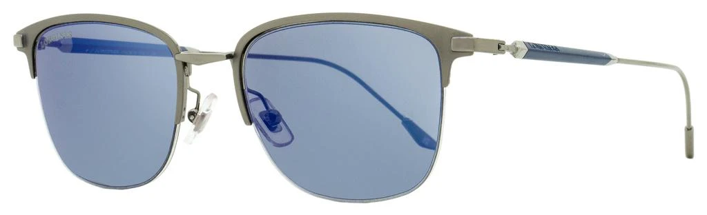 商品Longines|Longines Men's Rectangular Sunglasses LG0022 09C Matte Gunmetal/Blue 53mm,价格¥1173,第1张图片