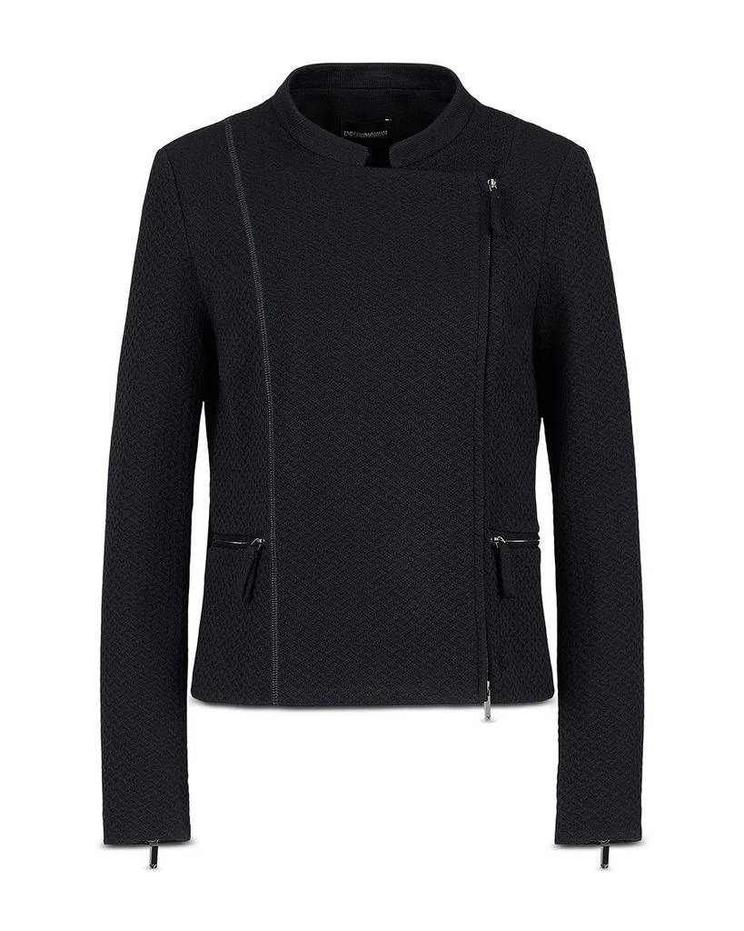 Textured Asymmetrical Front Jacket 商品