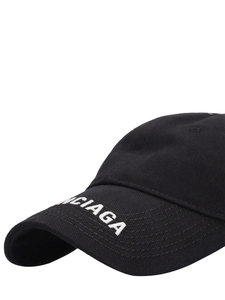 商品Balenciaga|Logo Embroidered Cotton Baseball Hat,价格¥3192,第3张图片详细描述