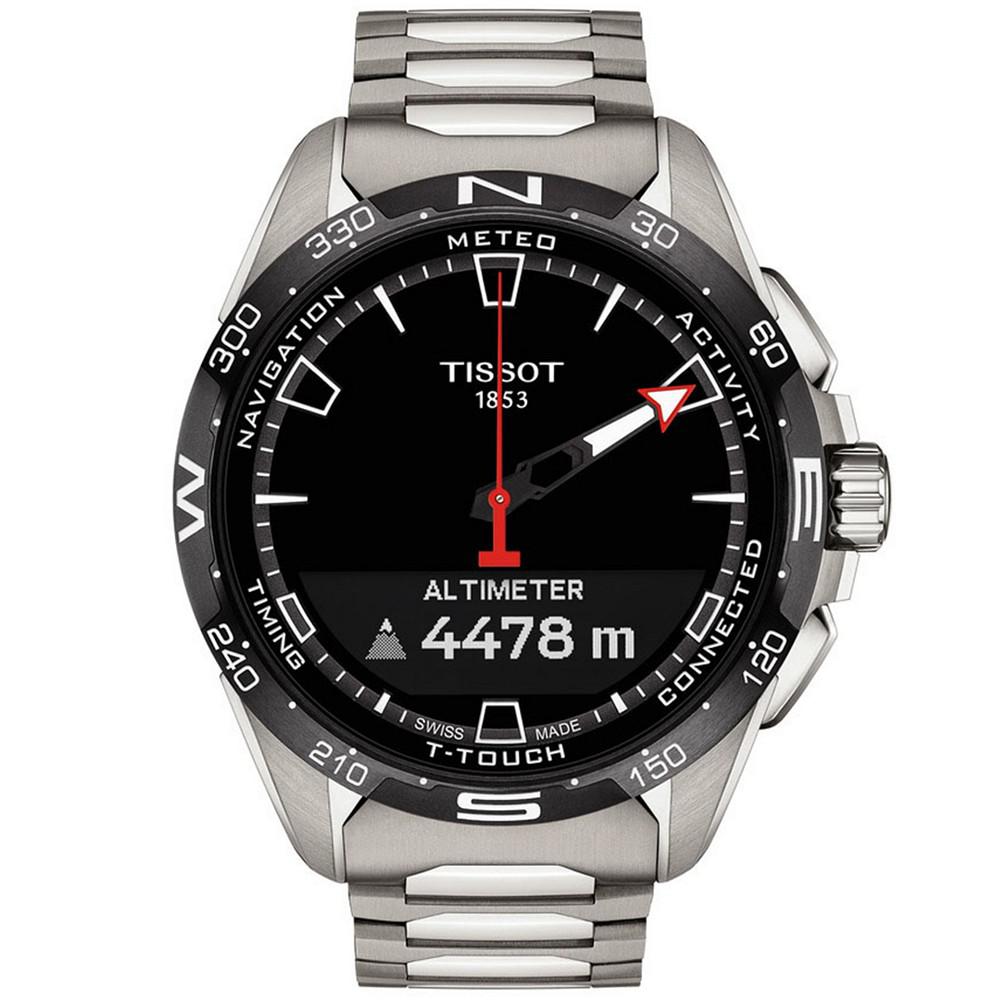 Men's Swiss T-Touch Connect Solar Titanium Bracelet Smart Watch 48mm商品第5张图片规格展示