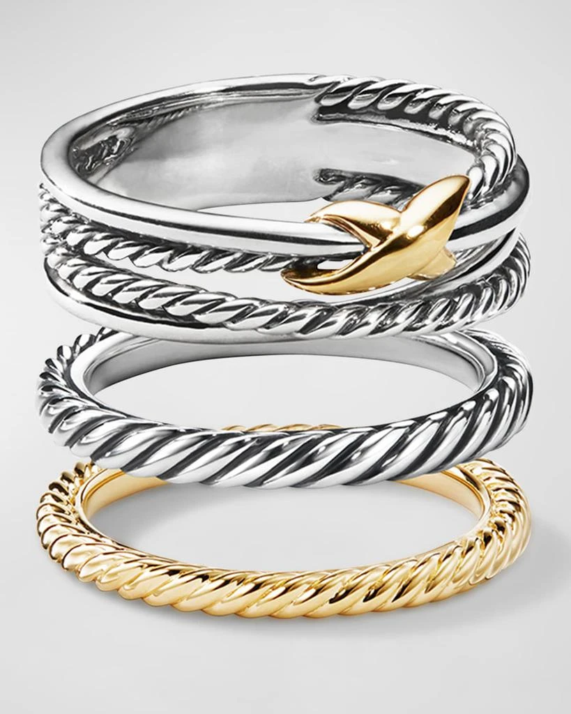 商品David Yurman|2mm Cable Collectibles Stack Ring in 18K Gold,价格¥6331,第4张图片详细描述