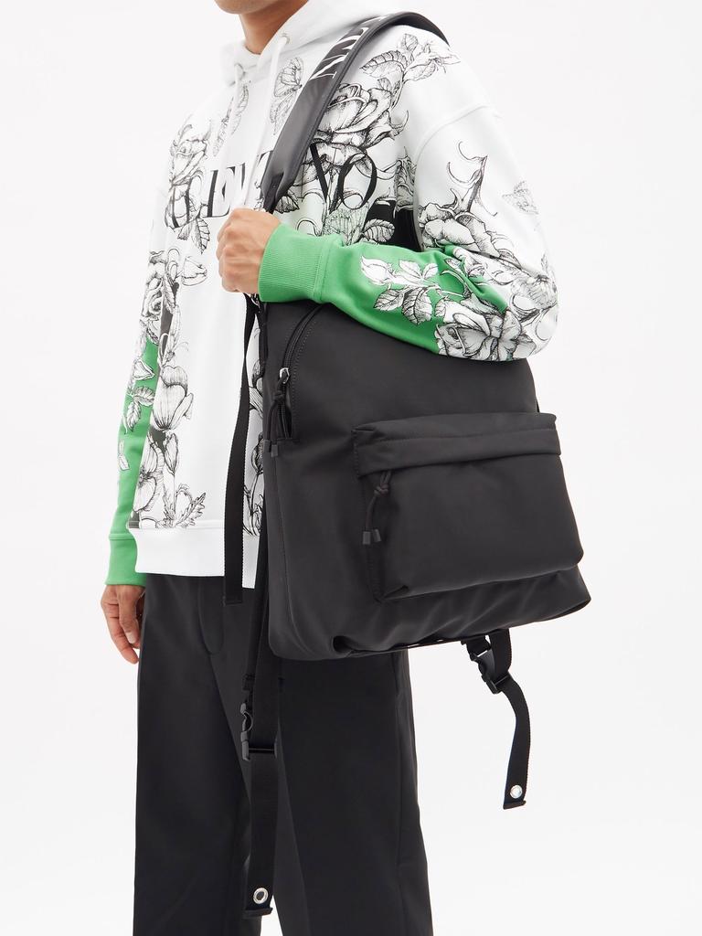 VLTN-logo canvas backpack商品第3张图片规格展示