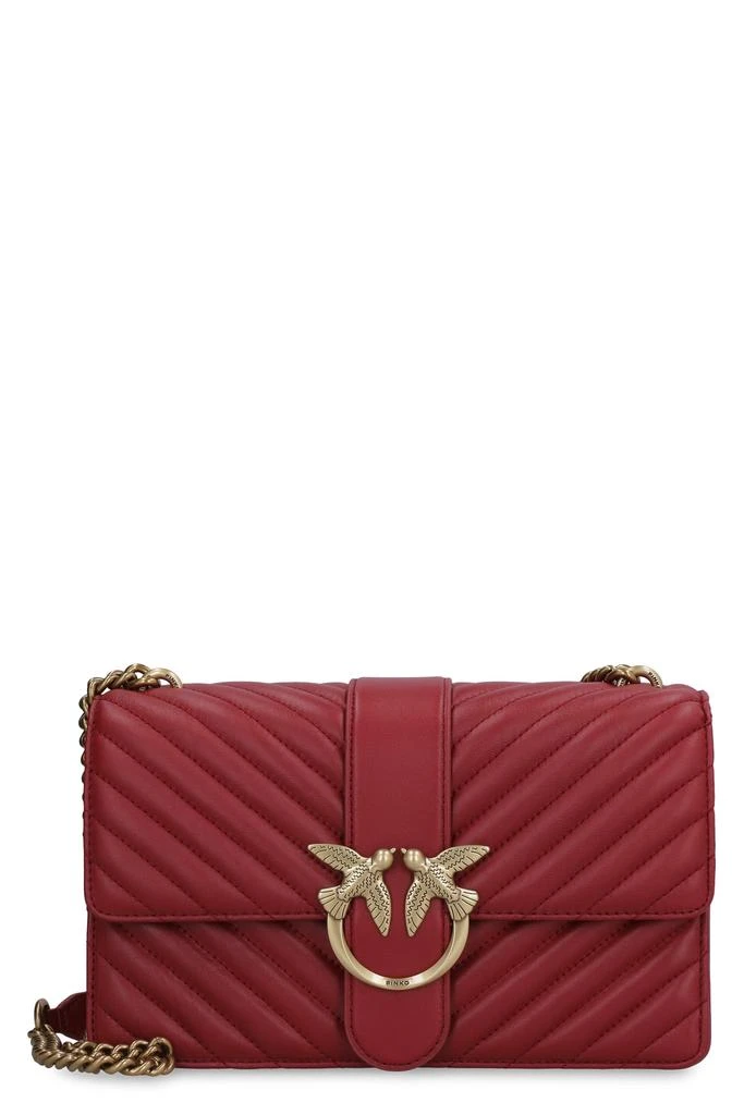 商品PINKO|Pinko Classic Love Icon Quilted Leather Crossbody Bag,价格¥1837,第1张图片