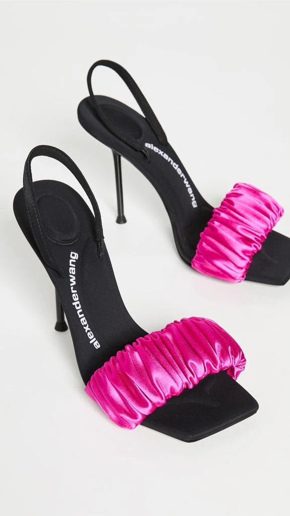 商品Alexander Wang|Alexander Wang Julie Scrunchie Slingbacks,价格¥2162,第5张图片详细描述