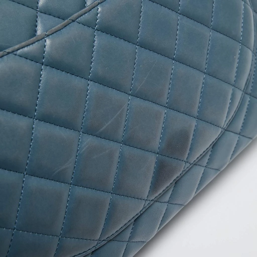 Chanel Blue Quilted Caviar Leather Maxi Classic Double Flap Bag 商品