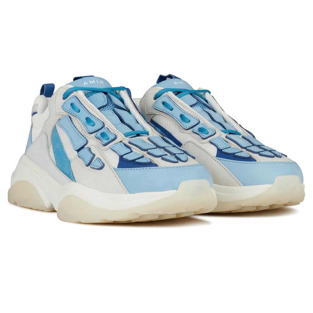 Amiri Bone Runner Neon Blue White Sneaker商品第2张图片规格展示