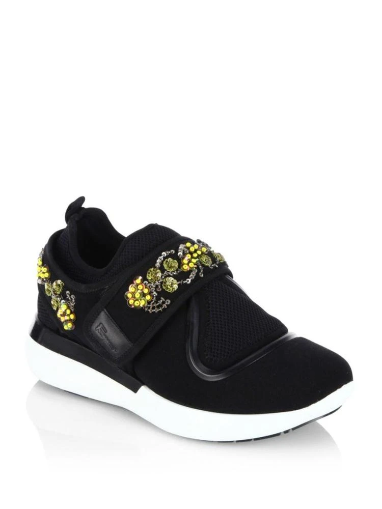 商品Salvatore Ferragamo|Alicidi Embellished Running Sneakers,价格¥2383,第1张图片