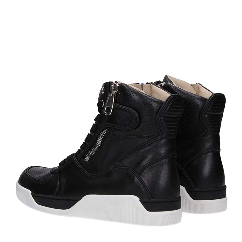 Dolce&Gabbana 杜嘉班纳 女士黑色高帮绑带休闲鞋 CS1252-AP081-8B956商品第3张图片规格展示