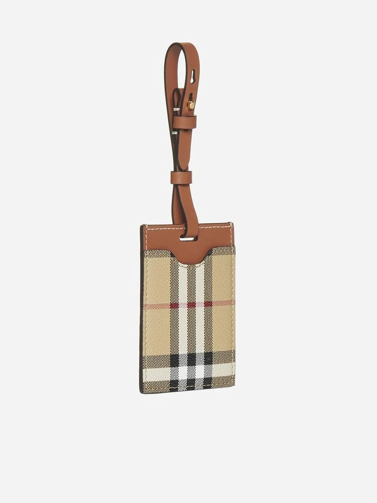 商品Burberry|Check Motif Luggage Tag,价格¥1566,第2张图片详细描述