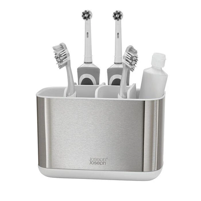 商品Joseph Joseph|EasyStore™ Steel Large Toothbrush Holder,价格¥186,第3张图片详细描述