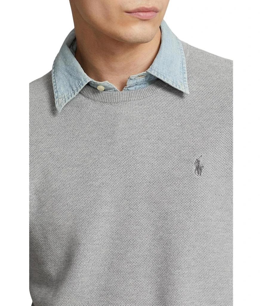 商品Ralph Lauren|Textured Cotton Crew Neck Sweater,价格¥568,第3张图片详细描述