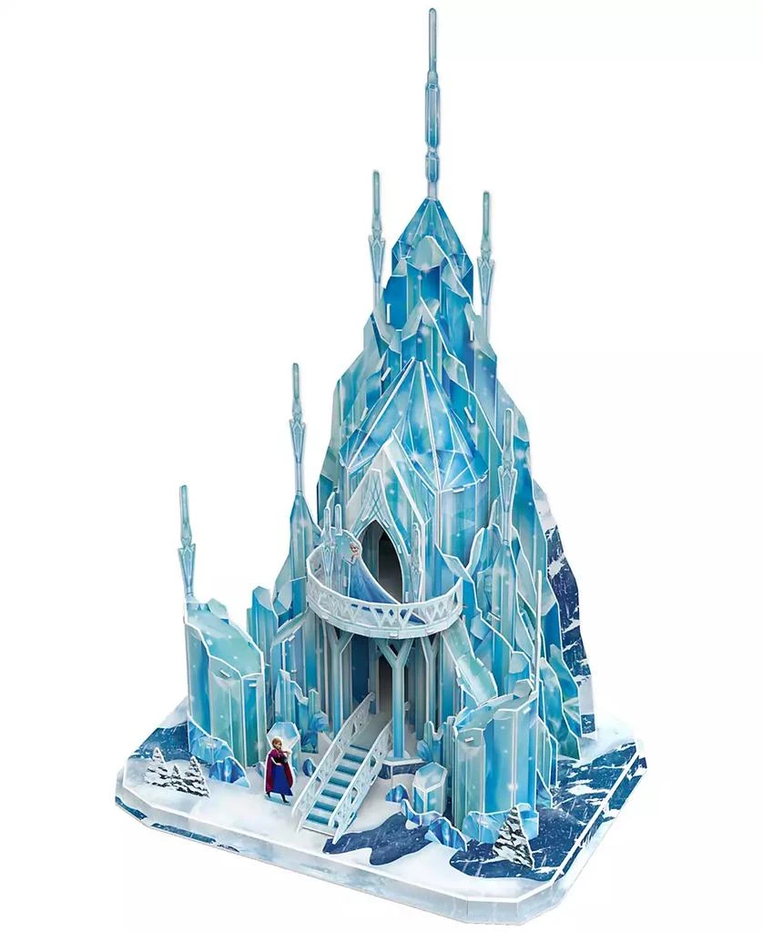 商品University Games|4D Cityscape Disney Frozen Elsa's Ice Palace 3D Puzzle, 73 Pieces,价格¥273,第3张图片详细描述