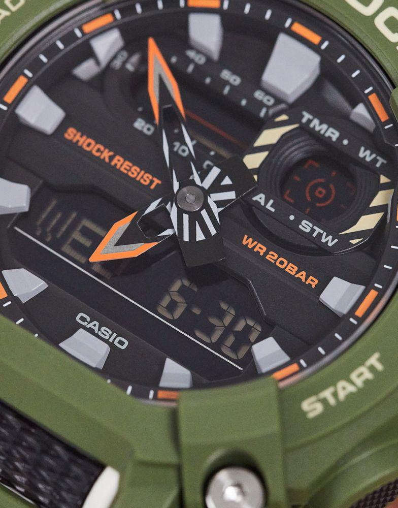 Casio G Shock unisex silicone watch in green GA900HC商品第3张图片规格展示