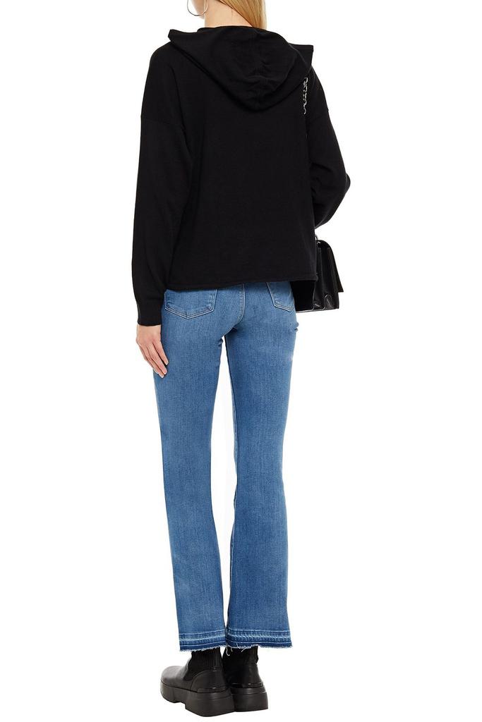 Sallie distressed mid-rise bootcut jeans商品第1张图片规格展示