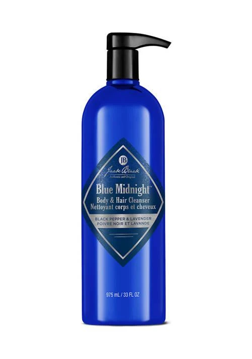 商品Jack Black|Black Blue Midnight Body Hair Cleanser With Black Pepper Lavender,价格¥334,第1张图片