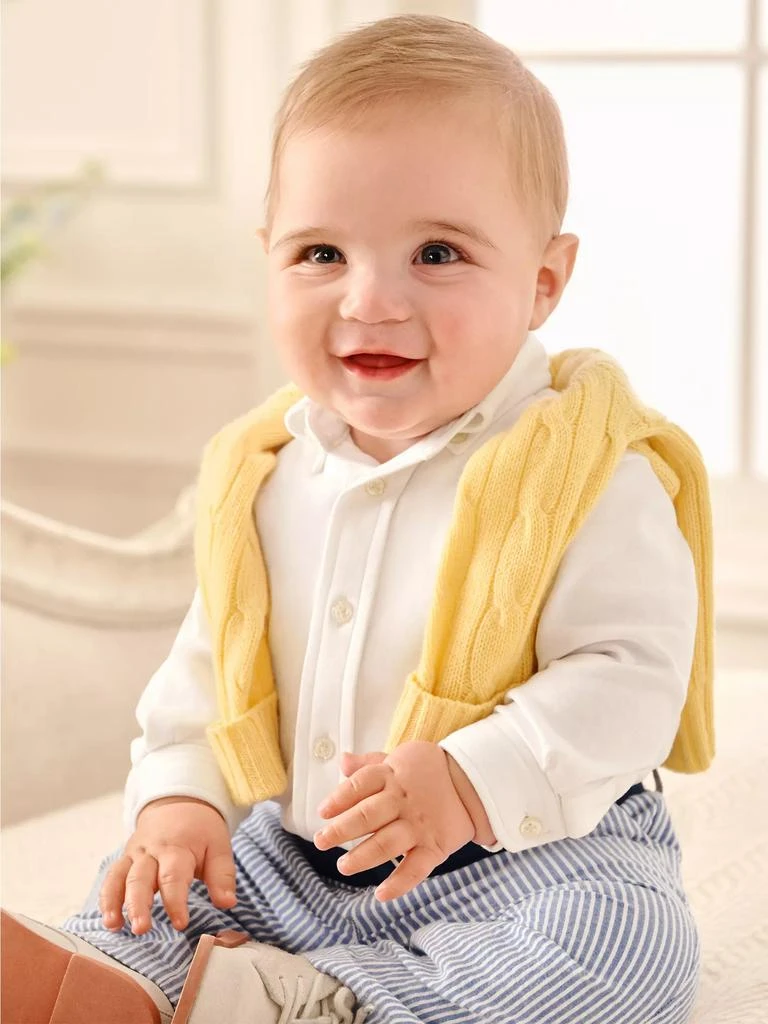 商品Ralph Lauren|Baby Boy's Shirt, Belt &amp; Seersucker Pants Set,价格¥311,第2张图片详细描述