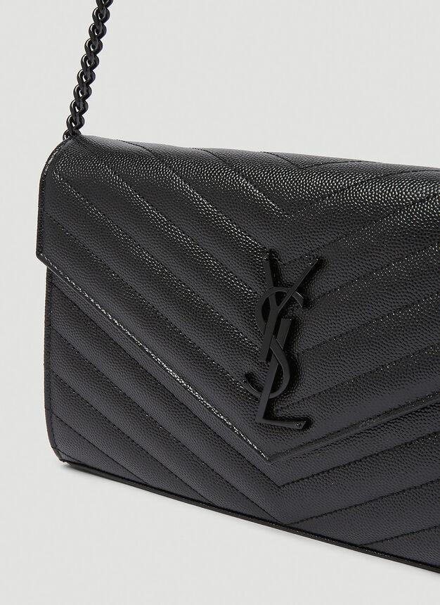 商品Yves Saint Laurent|Envelope Chain Wallet Shoulder Bag in Black,价格¥12072,第7张图片详细描述
