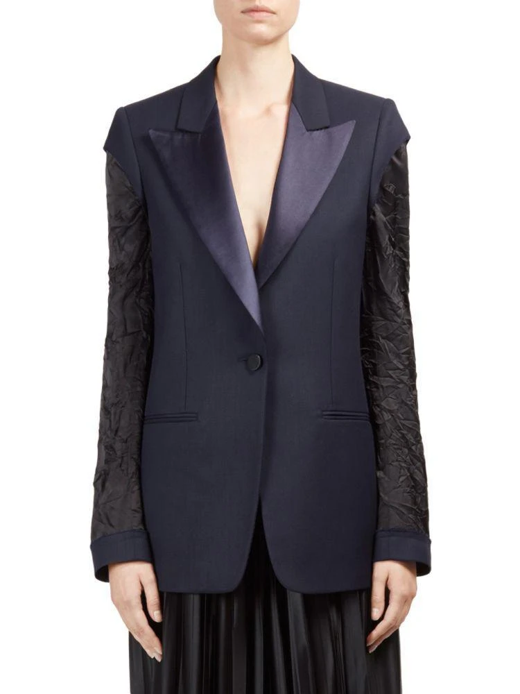 商品Roberto Cavalli|Roberto Cavalli Wool Button-Front Blazer,价格¥5264,第1张图片