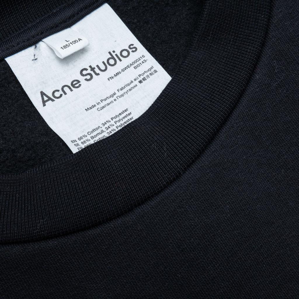 Acne Studios Brushed Sweatshirt - Black商品第3张图片规格展示