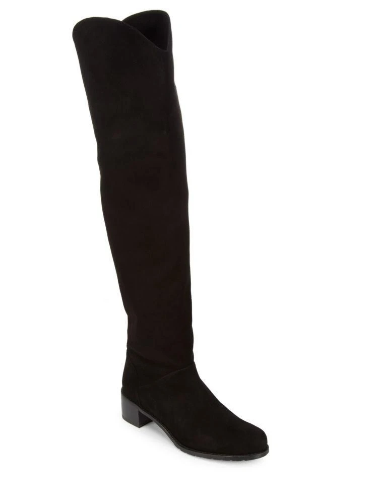 商品Stuart Weitzman|Dunkirk 真皮过膝长靴,价格¥1982,第1张图片