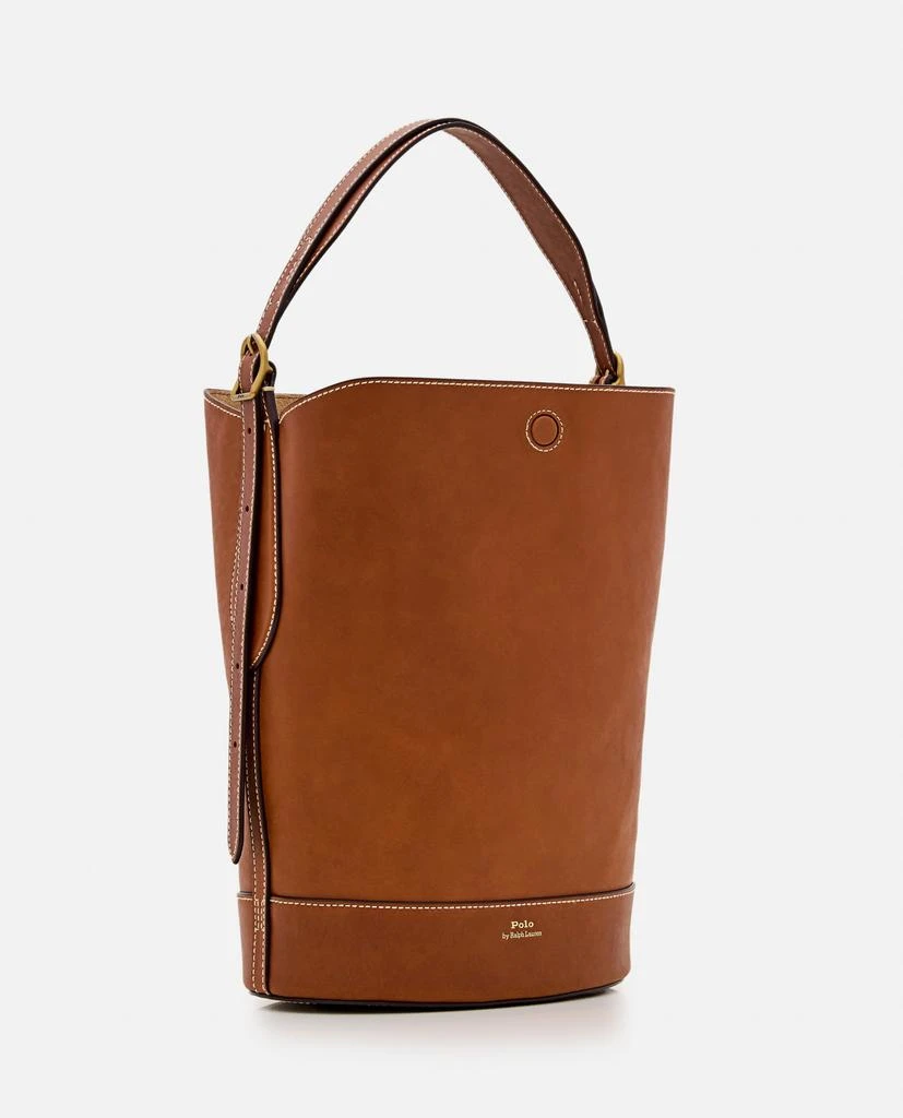 商品Ralph Lauren|Medium Bucket Leather Shoulder Bag,价格¥4857,第2张图片详细描述