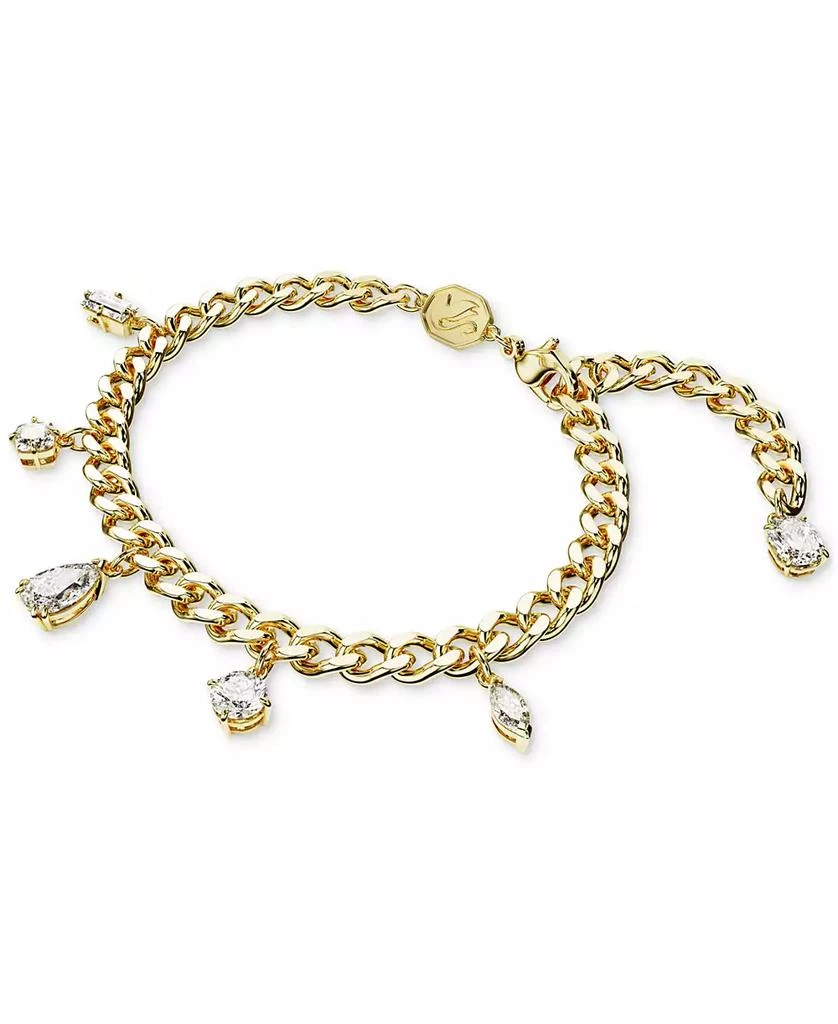 商品Swarovski|Gold-Tone Dextera Crystal Chain Bracelet,价格¥670,第2张图片详细描述