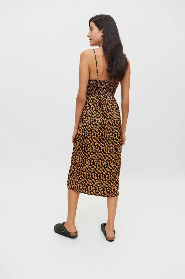 商品Urban Outfitters|UO Mariah Lace-Up Midi Slip Dress,价格¥221,第5张图片详细描述