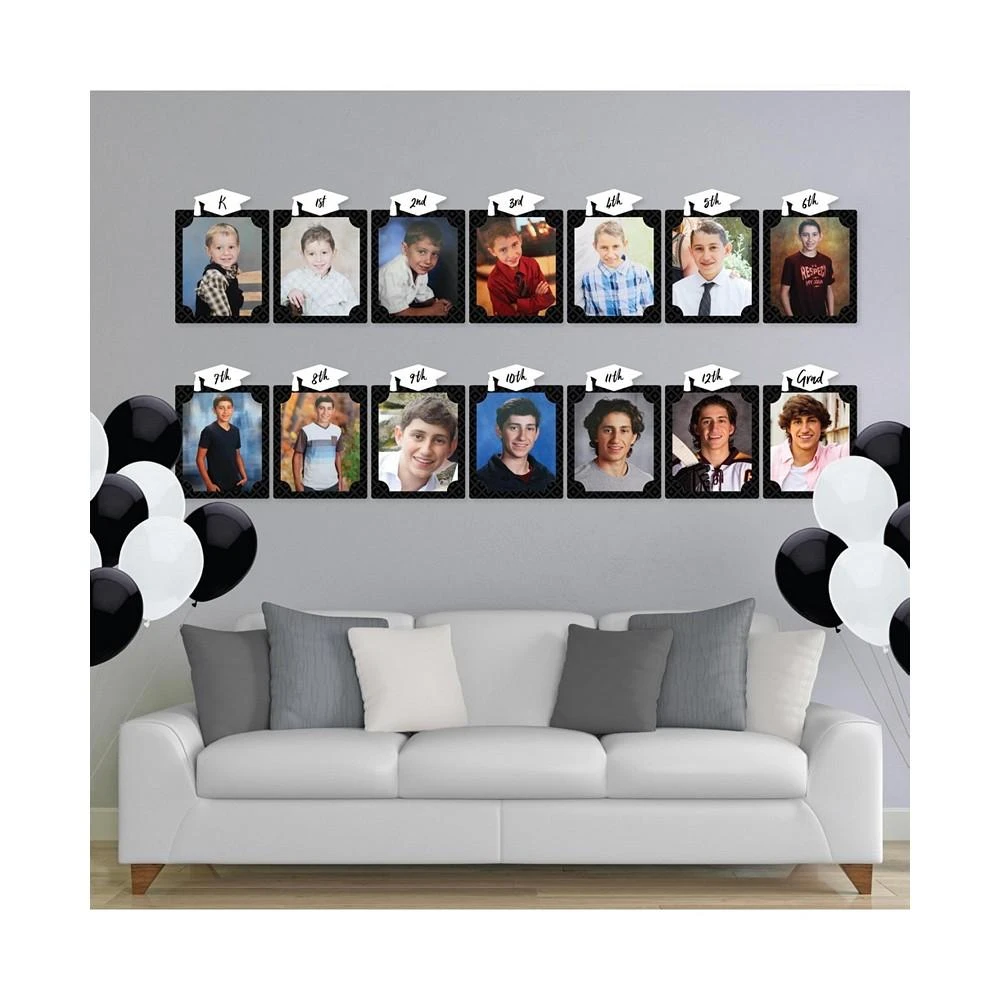 商品Big Dot of Happiness|Black & White Grad - Best is Yet to Come 8 x 10" Photo Holder Picturific Display,价格¥224,第2张图片详细描述